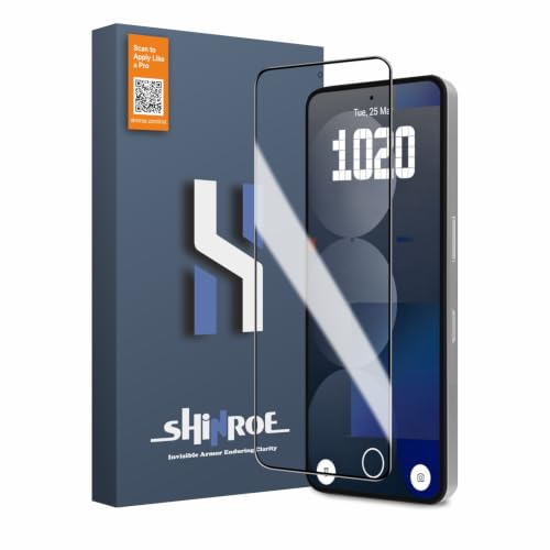 Image of Tempered Glass for Nothing Phone 3A Lite | CMF 2 Phone Pro Military Grade 9H Screen Guard, Anti-Scratch, Shatterproof, Edge-to-Edge Full Coverage - Black Border