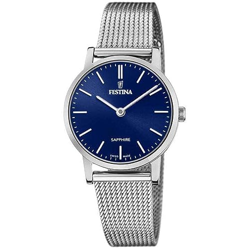 Montre femme Festina en acier argenté, le cadeau idéal de valeur