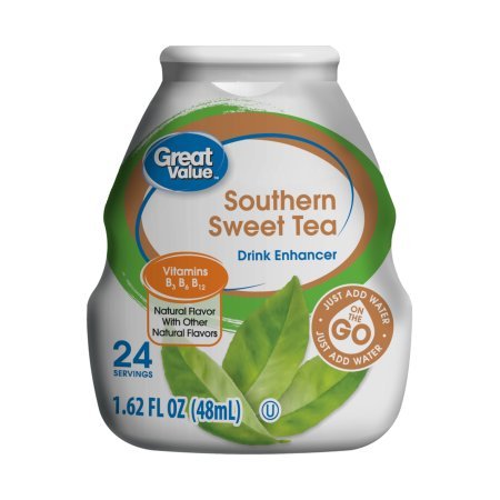 Pack of 7 - Great Value Drink Mix, Southern Sweet Tea, 1.62 Fl Oz, 1 Count