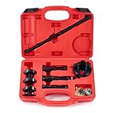 Orion Motor Tech Wheel Bearing Puller Tool Kit Compatible with Harley Davidson Motorcycles, Wheel Bearing Removal & Installation Tool for 3/4' 1' 25mm Bearings, 18pc Harley Wheel Bearing Tool