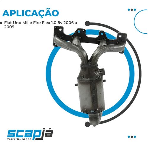 Catalisador Uno Mille Fire Flex 1.0 8v 2006 A 2009