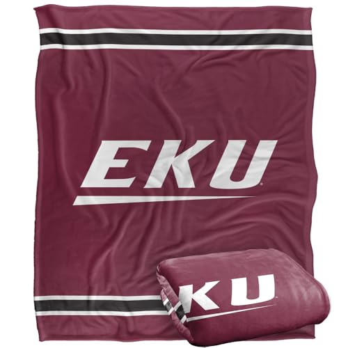 Eastern Kentucky University Blanket, 60x80 Primary Logo SilkyTouchBlanket