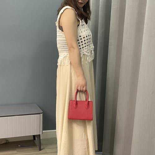 Bolso bandolera pequeño para mujer de cuero sintético miniatura 4