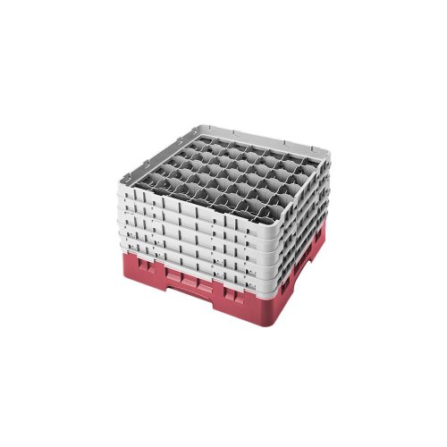 Camrack Glass Rack, W/5 Extenders, Full Size, 49 Compartments, 2-7/16'' Max. Dia., 10-1/8'' Max. (2 Pieces/Unit)