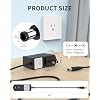 12V 2A Power Supply AC Adapter Replacement with 8 Tips, Regulated 12 Volts 2000mA Cord Charger for LED Strip Light, CCTV Camera, GPS, Webcam, Router, BT Speaker DC12V Transformer (6ft)