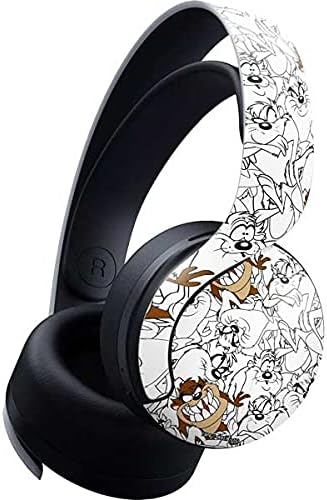 Skinit Decal Gaming Skin Compatible with Pulse 3D Wireless Headset for PS5 - Officially Licensed Looney Tunes Splatter Paint Tasmanian Devil Design
