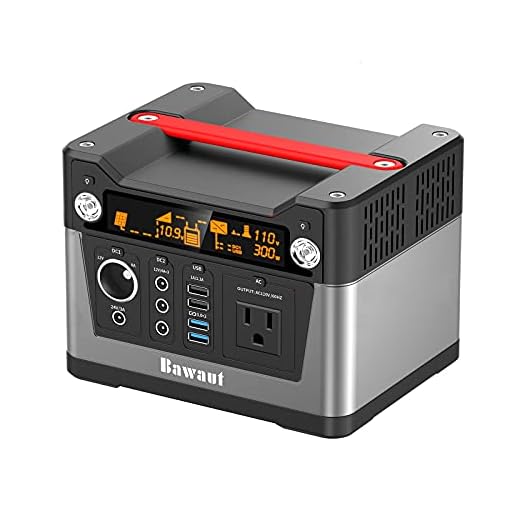 300W Portable Power Station, Solar Generator 280Wh/78000mAh CPAP Backup Lithium Battery Pack ,300 Watt Pure Sine Wave AC Outlet Outdoor Generators , Solar Rechargeable Backup Power for Travel Camping