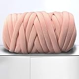 Arm Knitting Yarn, for DIY Blanket,Craft and Other Project, not Finished Goods,Shell Pink 2.2LB