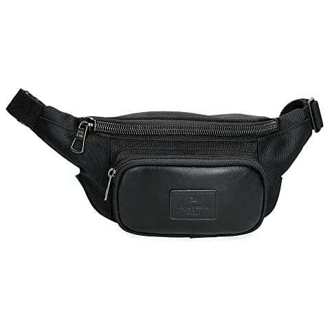 Riñonera Pepe Jeans Sander con Bolsillo Negro Cover