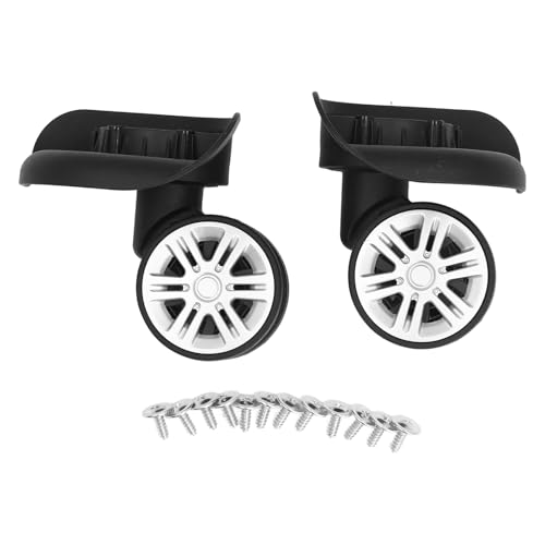 Universal Pair of Luggage Suitcase Wheels, Replacement Spare Caster Parts for Trunks, Luggage, Trolley Suitcases, Travel Essential