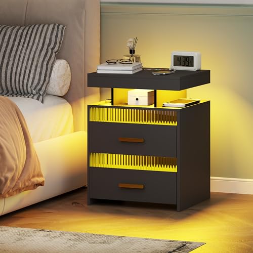 Mesitas de Noche Modernas Dormitorio Marca QPLZF