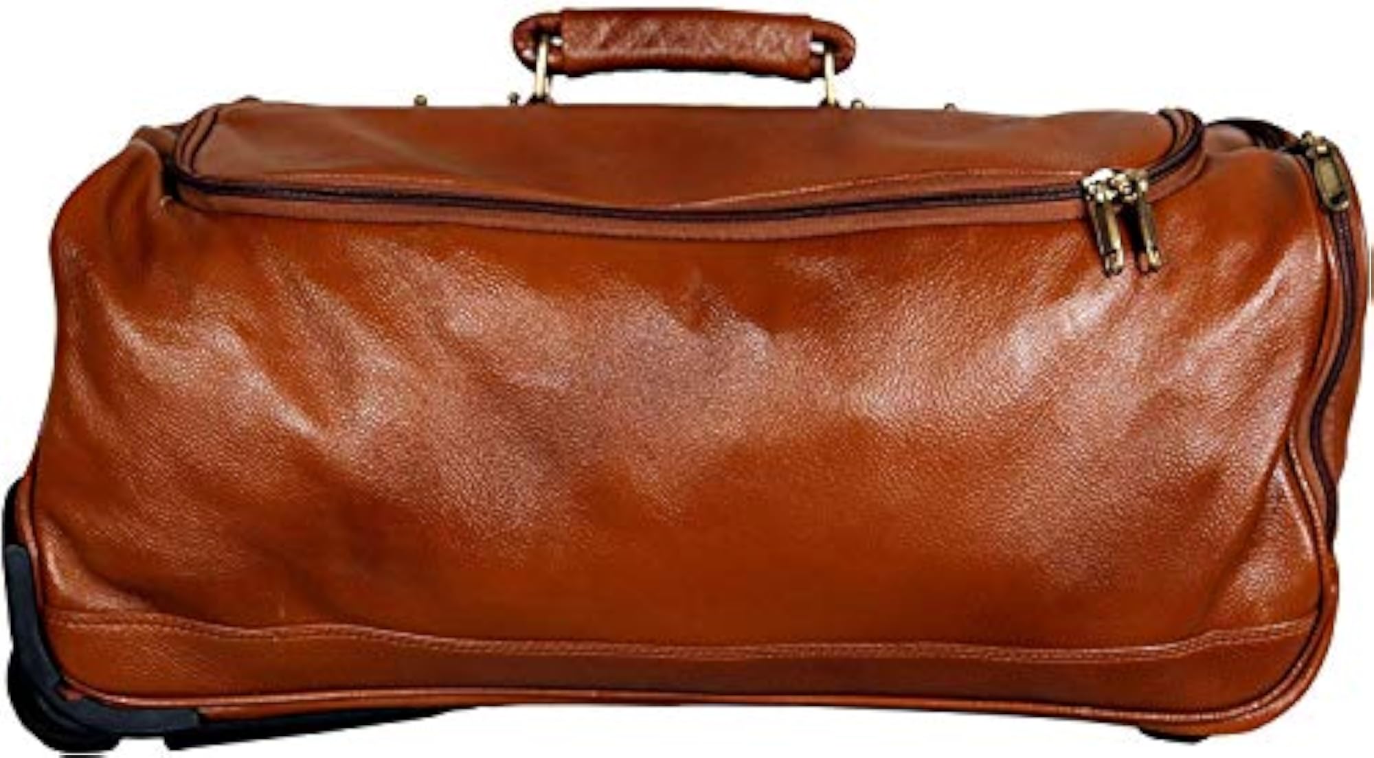 23 Inch Cabin Size Tan Travel Duffles Trolley Bags