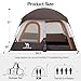 CAMEL CROWN 3/4 Person Tent Waterproof Lightweight Portable Backpacking Tent for Outdoor Camping Hiking