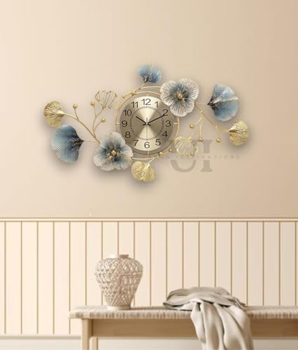 URBAN INSPIRATIONS 70cm Gold Antique Wall Clock - Image 5