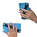 TFY Security Hand Strap with Leather Belt Holder Stand Compatible with iPhone 16 Pro Max / 15 Plus / 14 Pro / 13/12 / Xs/XR/SE/Galaxy S24 / S23 / A 55 / Mate 60/50 Pro and More