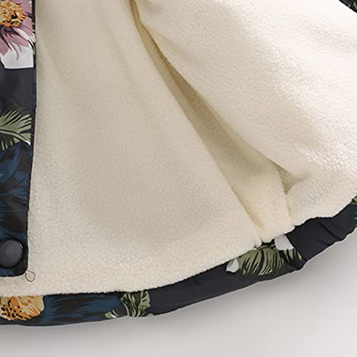 Girls' Warm Winter Coats Kids Toddler Thicken Warm Long Parka Puffer Jacket Hooded Quilted Windbreaker3