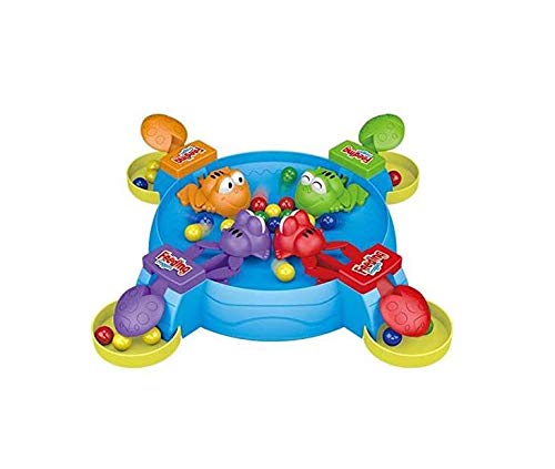 Beauenty Hungry Frogs Family Board Game – Intense Game of Quick Reflexes – Classic Board Games Fun,4 Player Frog Toy Eat Beans Desktop Games for Kids 3 Years and Older