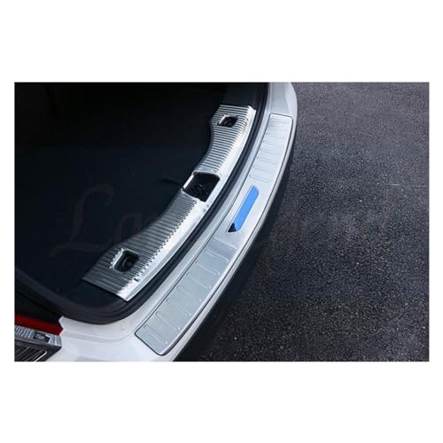 Accesorios Buick Encore parachoques trasero protector acero inoxidable 2018 4