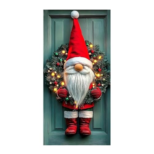 Weihnachtsdeko Tür,Weihnachten Tür Abdeckung Dekoration...