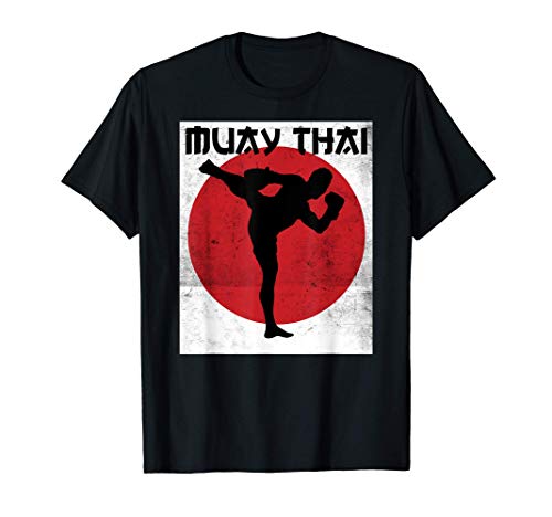 Classic Muay Thai T-Shirts For Men Women MMA Kickboxing Gift Maglietta