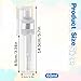 KALIONE 60ml Powder Spray Bottle, DRY Powder Spray Bottle, Reusable Detachable Travel Spray Bottle, Barber Accessories for Hair Fiber Barber Shop Home Beauty Multi-Purpose