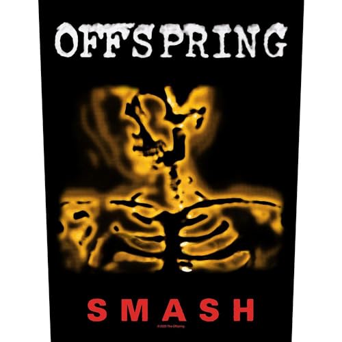 The Offspring - Écusson SMASH (Taille unique) (Noir/Jaune)