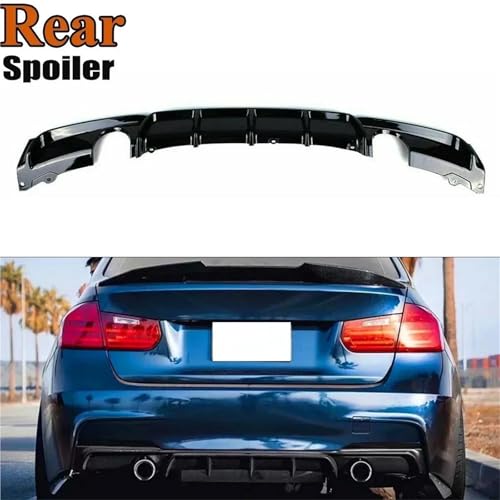 Aileron Toit Arrière pour BMW F30 F31 2012-2018 avec Diffuseur Double Sortie - 2