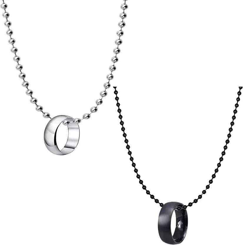 See full amazon price history chart for Okos Black and Silver Mens Jewellery Fusion Ring Pendant with Ball Chain Combo Set For Boys and Men PD1000873COM Okos Black and Silver Mens Jewellery Fusion Ring Pendant with Ball Chain Combo Set For Boys and Men PD1000873COM (B0BPR59ZB6) Amazon Price History, Amazon Price Tracker
