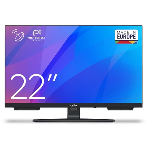 Cello C2224SH TV da 22 pollici facile da configurare, non smart, con triplo...
