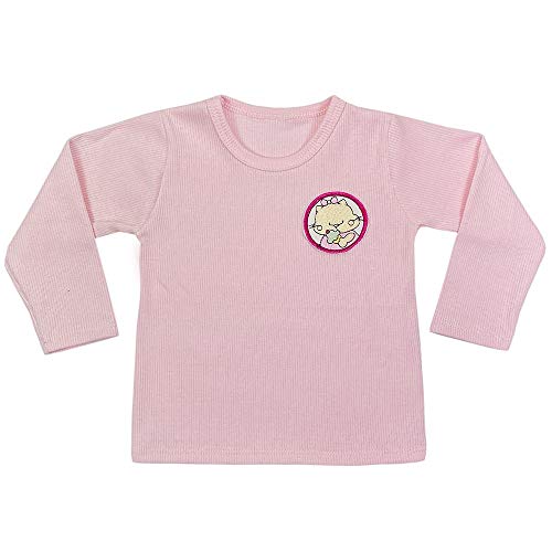 Pijama Look Jeans Menina Longo Rosa - COR 02 - G