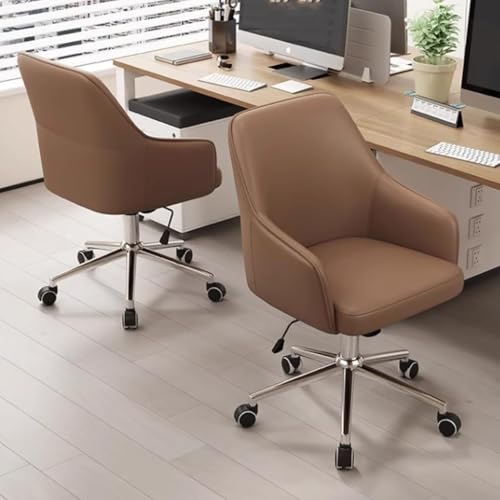 Fauteuil de bureau ergonomique simili cuir à roulettes - 7