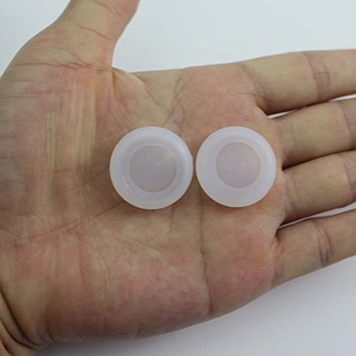 HuaYang 2Pcs Analog Thumb Grip Case Cap for XBox360 Dualshock 3 4 PS 3 Game Controller(White)