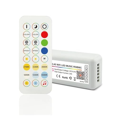 Régulateur LED 5050 RGBCCT pour réparer et moderniser un ancien bandeau lumineux basse tension