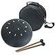 keepdrum TD8BK Zungentrommel Tongue Drum 20cm 11 Töne Schwarz