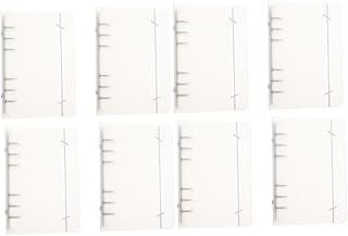 Tofficu 8 Peças Capa Protetora A5 Tamanho Único Bloco De Notas De Escritório Capa De Caderno De Folhas Soltas Capa Pp Pasta Bloco De Notas Fichário De Livro A5 Capa De Bloco De Notas Capa