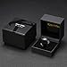 King Will Basic Men Wedding Black Tungsten Ring 8mm Matte Finish Beveled Polished Edge Comfort Fit 9