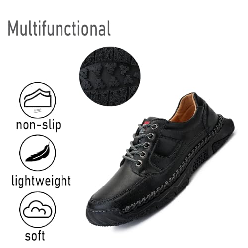 Mens Casual Oxfords Lightweight Breathable Hiking Shoes Comfortable Loafers Slip Resistant Driving Work Shoes4