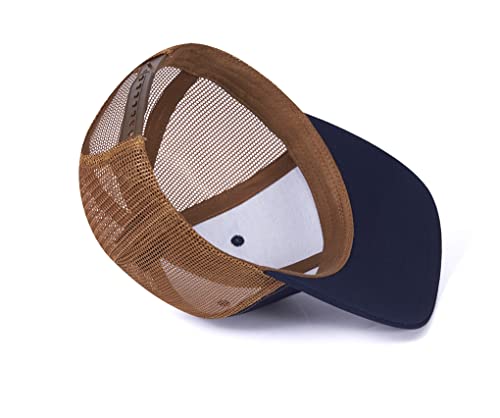 Image of Quanhaigou Trucker Hat - Mesh Snap Back - Unisex Adjustable Baseball Cap - Outdoor Hats for Men Women