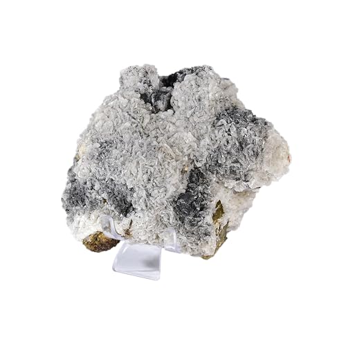 Image of AMOYSTONE Big Decorative Stone Siderite Mineral Rock Healing Crystal Specimen Irregular Grey-White 2-2.8 Lbs, Crystal Healer Lover Witchcraft Grid Stone