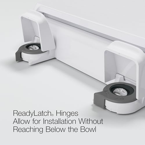 KOHLER 4636-RL-0 Cachet ReadyLatch Elongated Toilet Seat Slow Close, Soft Close Toilet Seat Quiet Lid, Contoured Grip-Tight Bumpers Installation Hardware, Apartment Essentials, White - image 5