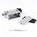 KiWAV Rear Master Cylinder Brake 5/8 inch Bore Chrome Billet compatible for Harley-Davidson OEM# 42453-82A 42454-82