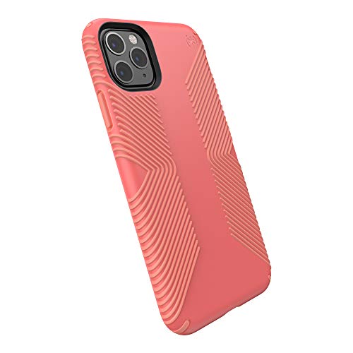Speck Products 130026-8538 Presidio Grip iPhone 11 PRO Max Case, Parrot Pink/Papaya Pink