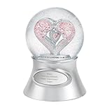 THINGS REMEMBERED Engraved Say It with Love Musical Snow Globe (Free Customization), Plays Canon in D Major Music
