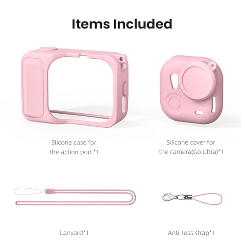 Funda protectora de silicona para Insta360 GO Ultra miniatura 7