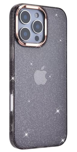 MRedoxe for iPhone 16 Pro Max �P�[�X �L���L�� ���� �N���A �؍� ��phone16ProMax �P�[�X �S�[���h���C�� �O���b�^�[ ���� ������� SF-16ProMax-hei