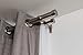 Umbra 244677-411-REM Cappa 1-1/4” Front and ¾” Back Windows-72 to 144” Double Drapery Rod, 72 to 144-Inches, Nickel