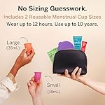 Pixie Menstrual Cup Kit - No Metals or Toxins - 100% Medical-Grade Silicone - Best Period Cup Starter Kit - Proven to Be What You Need to Become A Successful Cup User - Tampon Alternative - Image 2