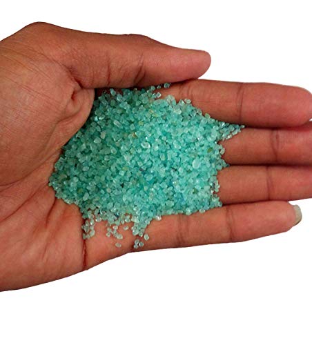 Image of Maalavya Sugar Size Crystal Sand for Home and Garden Decor, Aquarium Substrate (Sky Blue, 2.5 Kg)