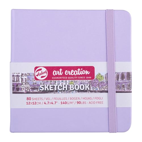 Talens Art Creation Skizzenbuch 80 Blatt, 12 X 12 Cm, Pastellviolett