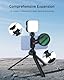TELESIN Universal Handy Filterhalterung Geeignet für 67mm Filter, Clip-On Handykamera Filteradapter mit Cold Shoe & 1/4 Gewinde für Handy-Clip, Leichtgewicht für Reisen & Vlogging, für iPhone/Android